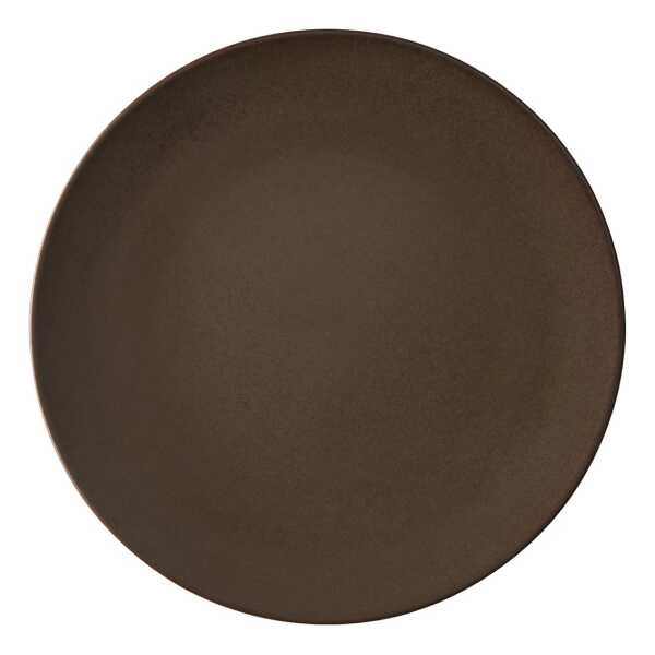Aida Ceramic Workshop kleiner Teller Ø 19,5cm Chestnut-matte brown
