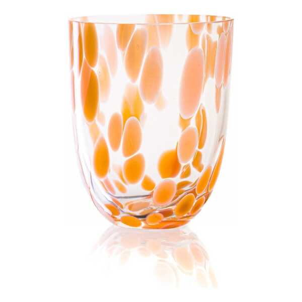Anna Von Lipa Big Confetti Trinkglas 25 cl Pfirsich