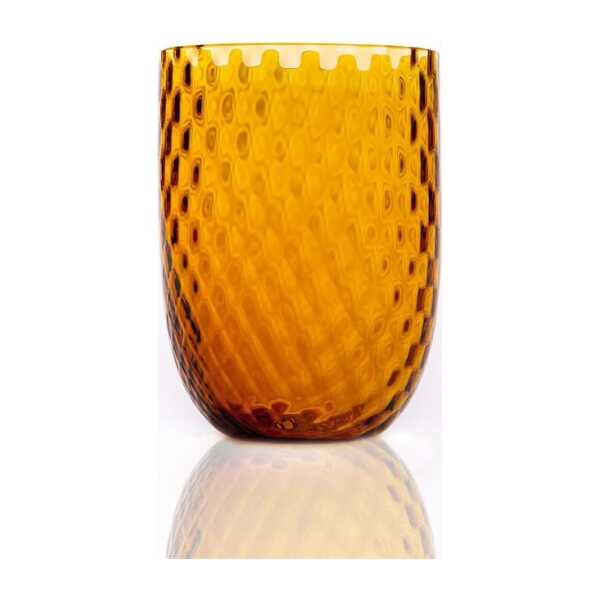 Anna Von Lipa Harlequin Trinkglas 25 cl Amber