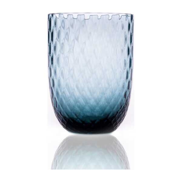 Anna Von Lipa Harlequin Trinkglas 25 cl Blue smoke