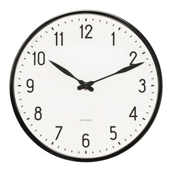 Arne Jacobsen Clocks Arne Jacobsen Station Wanduhr Ø 210mm