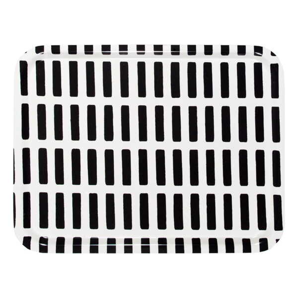 Artek - Siena Tablett Large, weiß / schwarz