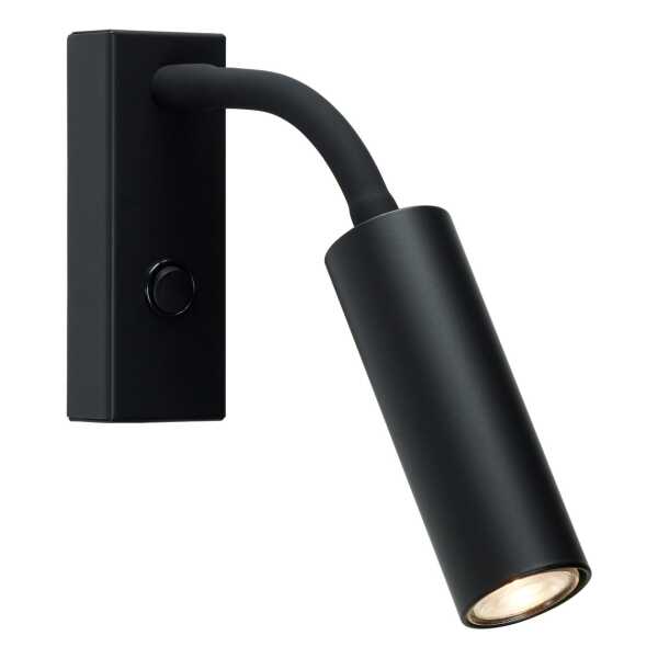 Belid Cato Slim Wandleuchte flexarm Mattschwarz
