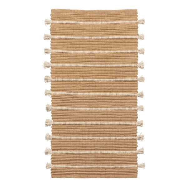 Broste Copenhagen Ezra Teppich 70x140 cm Natural-Off White