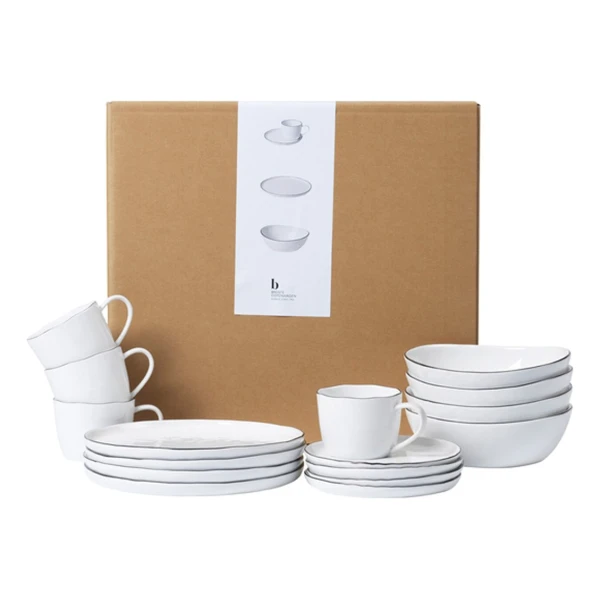 Broste Copenhagen Nordic Salt Frühstücksset 16 Teile