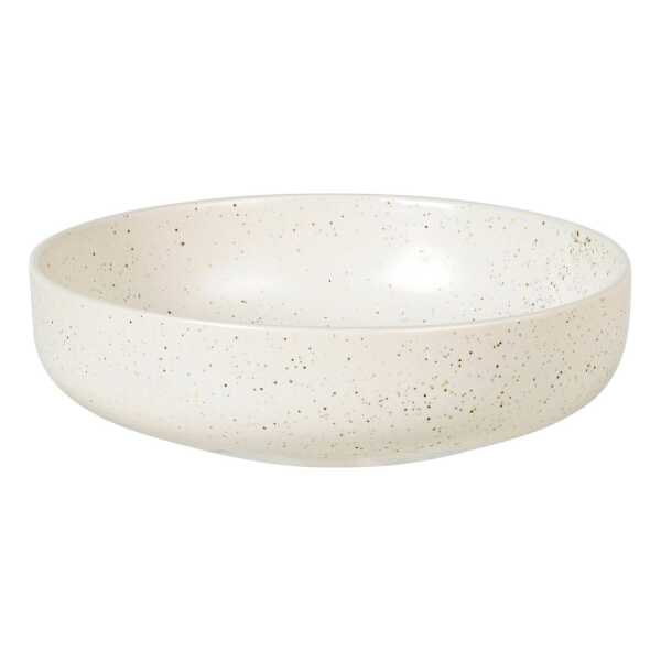 Broste Copenhagen Nordic Vanilla Schale niedrig Ø17cm Cream with grains