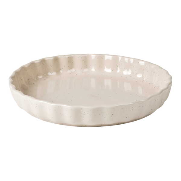 Broste Copenhagen - Vig Tortenplatte, ⌀ 29 x H 4,5 cm, beige