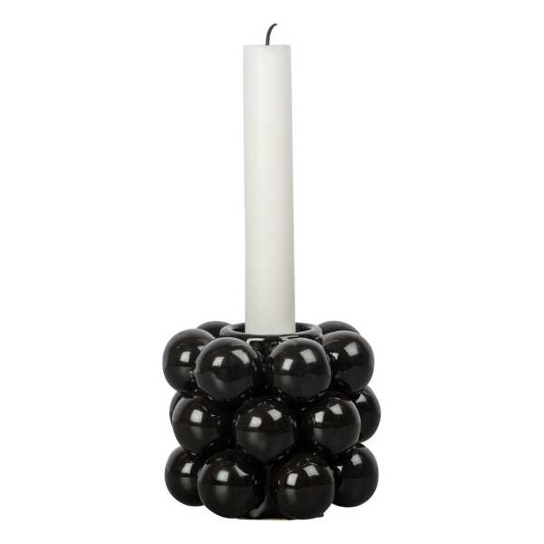Byon Globe Kerzenhalter 8,5cm Schwarz