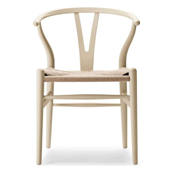 Carl Hansen - CH24 Soft Wishbone Chair Ilse Crawford, Buche soft barley / Naturgeflecht