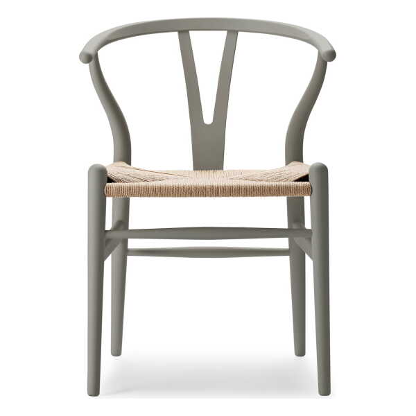 Carl Hansen - CH24 Soft Wishbone Chair Ilse Crawford, Buche soft clay / Naturgeflecht
