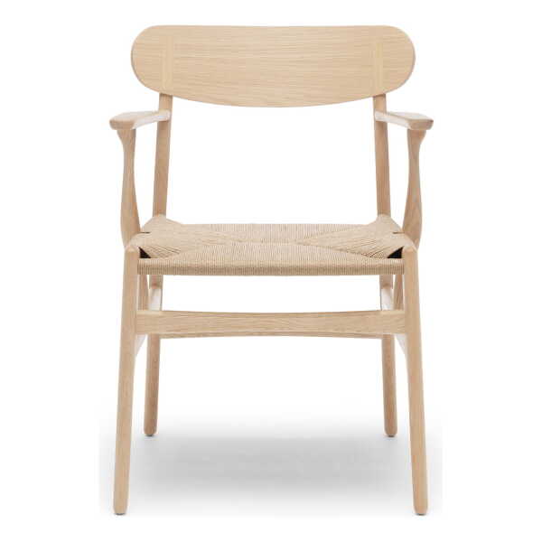 Carl Hansen - CH26 Armlehnenstuhl, Eiche geseift / natur