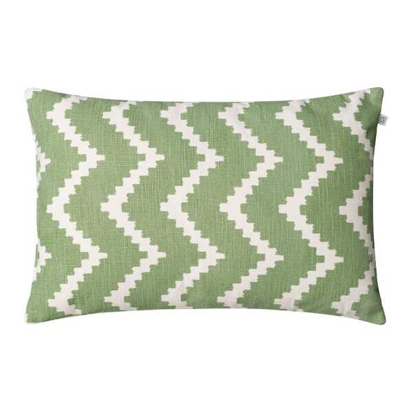 Chhatwal & Jonsson Ikat Sema Kissen Sage/off white, 40cm