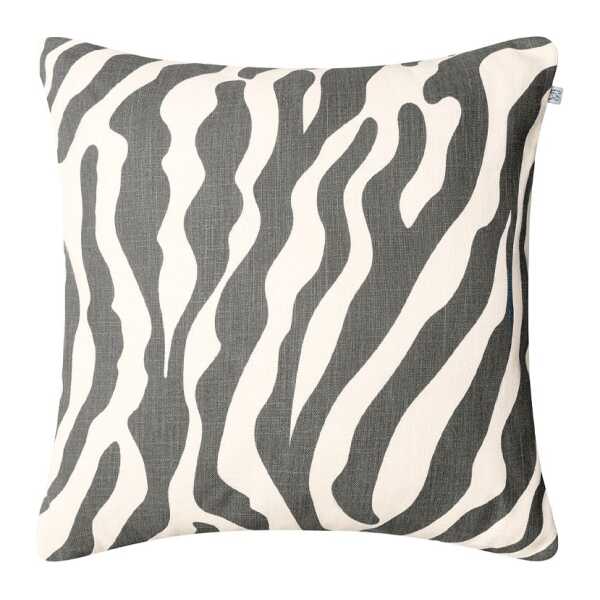 Chhatwal & Jonsson Zebra Outdoor Kissen 50 x 50 cm Grey/offwhite, 50cm