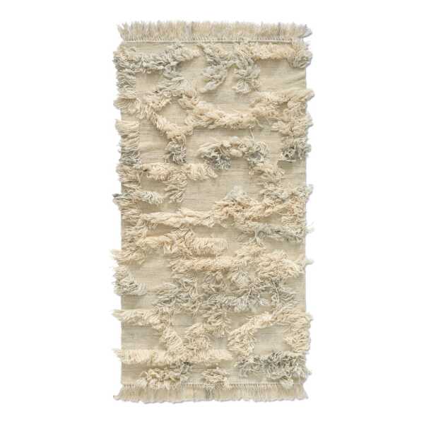 Classic Collection Rio Wollteppich 80x150 cm Elfenbein-Melange