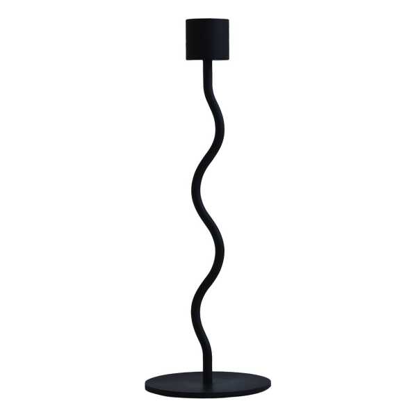 Cooee Design Curved Kerzenständer 23cm Black