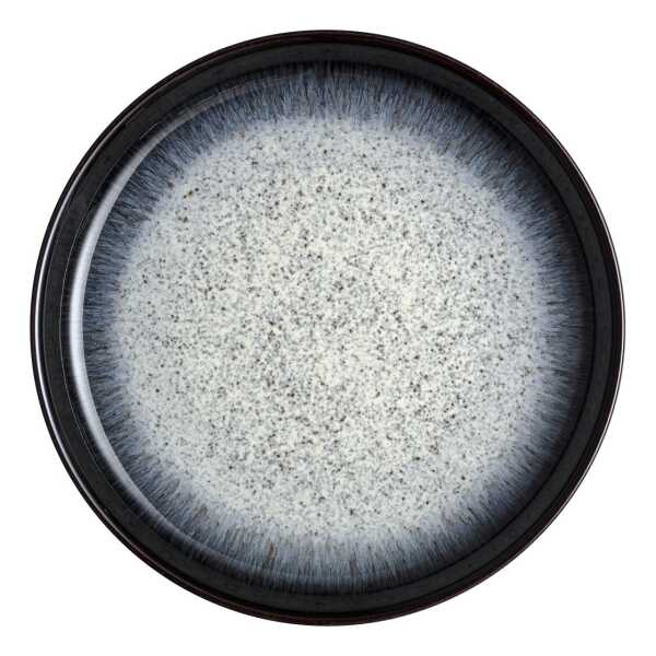Denby Halo Coupe Teller 26cm Blau-grau-schwarz