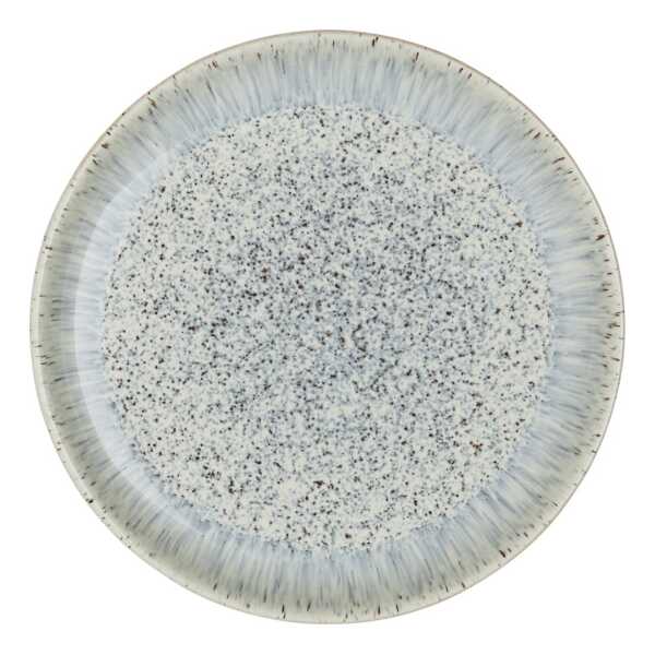 Denby Halo Speckle coupe Teller 21cm Grau-braun