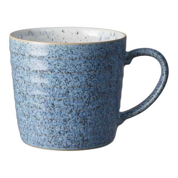 Denby Studio Blue Tasse geriffelt 40cl Flint-chalk