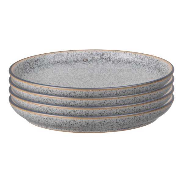 Denby Studio Grey Teller 21cm 4er Pack Granite