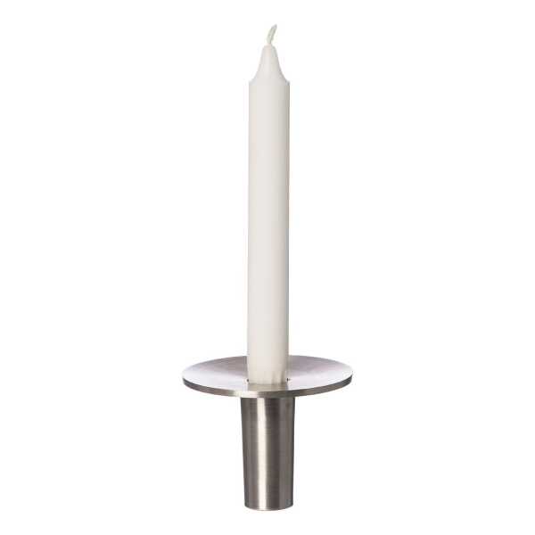 ERNST Ernst Kerzenhalter gebürstet Aluminium Ø9,2cm 7cm