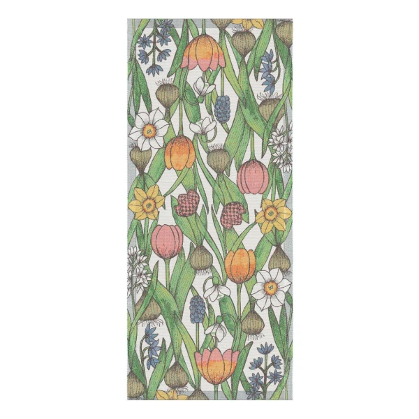 Ekelund Linneväveri Blumenzwiebel Tischläufer 35 x 80cm