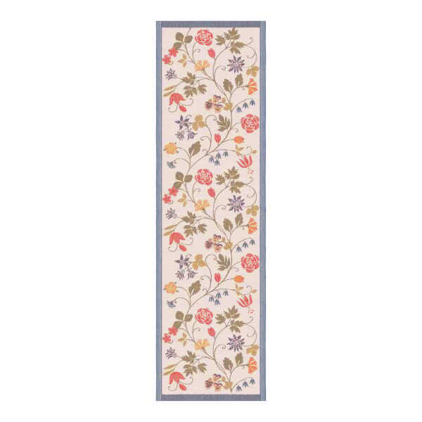 Ekelund Linneväveri Flower Tischläufer 35x120 cm Multi