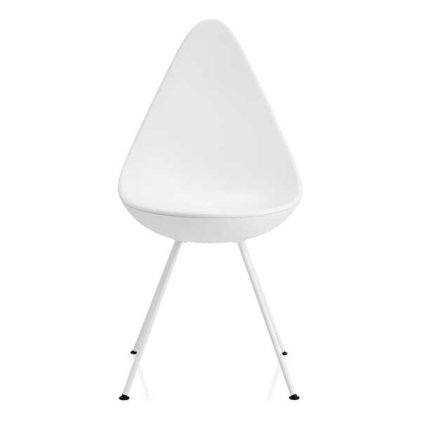 Fritz Hansen - Drop Stuhl, weiß / weiß