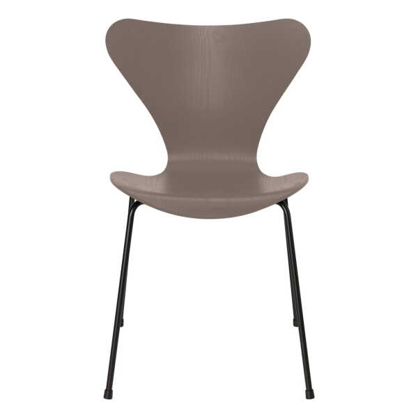 Fritz Hansen - Serie 7 Stuhl, schwarz / Esche deep clay gefärbt