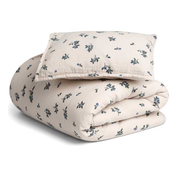 Garbo&Friends Blueberry Muslin Bettwäsche junior 100x140 cm/40x45 cm