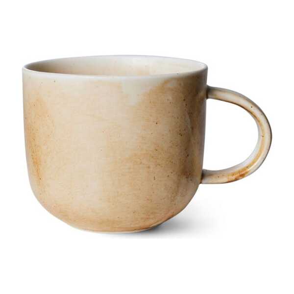 HKliving Home Chef Tasse mit Henkel 32cl Rustic cream-brown