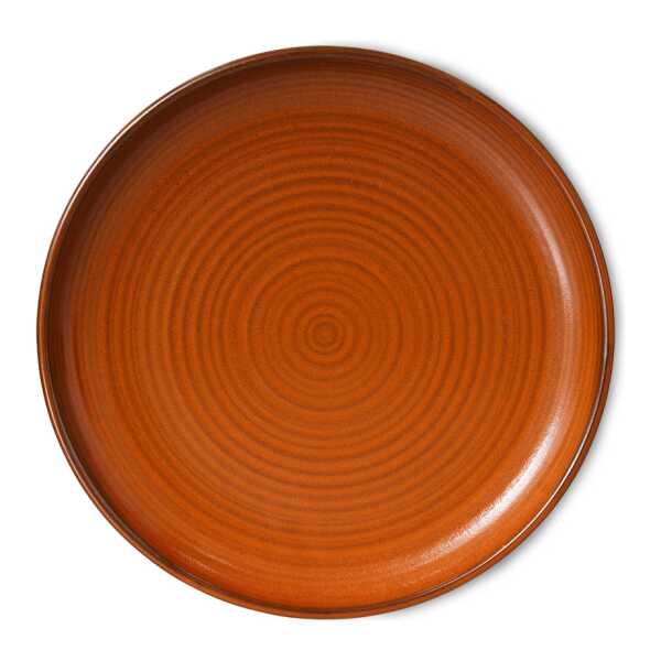 HKliving Home Chef Teller Ø26cm Burned orange