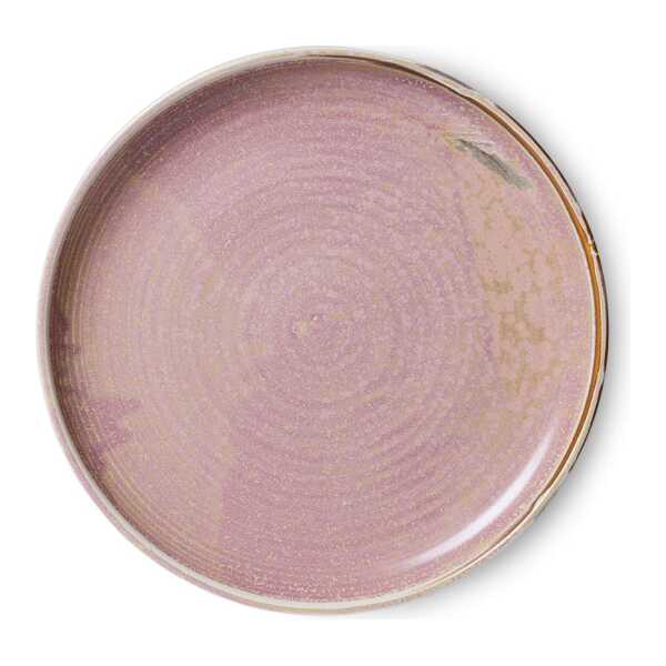 HKliving Home Chef Teller Ø26cm Rustic pink