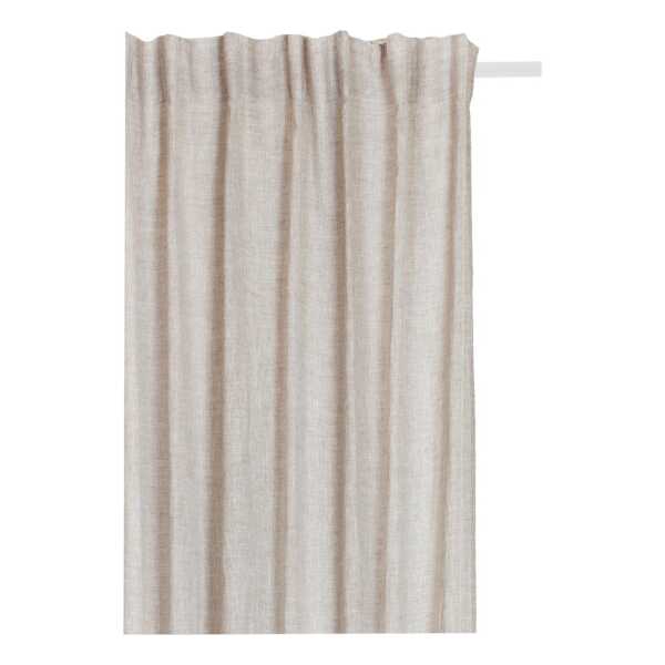 Himla Sunrise Gardine mit Faltenband 140x290 cm Oatmeal