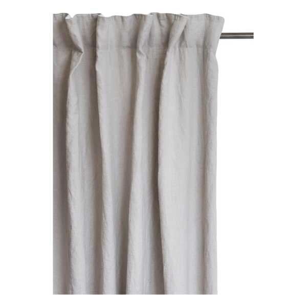 Himla Sunshine Gardine mit Faltenband 140 x 290cm Ash (grau)