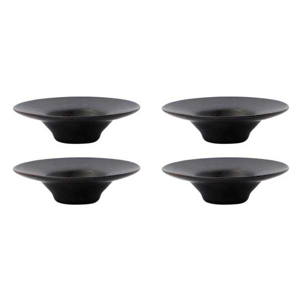 House Doctor Pion Eierbecher 4er Pack Schwarz-braun