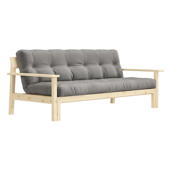 KARUP Design - Unwind Schlafsofa, Kiefer natur / grau (746)
