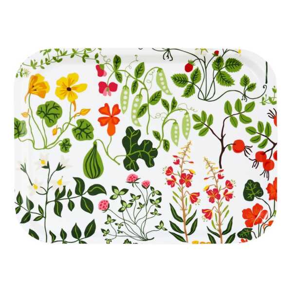 Klippan Yllefabrik Leksand Tablett 20 x 27cm Weiß
