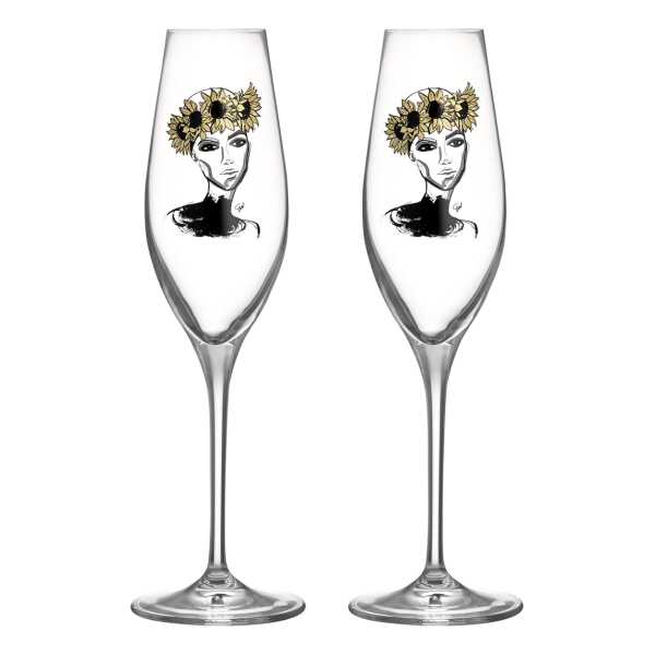Kosta Boda All about you Champagnerglas 24 cl 2er Pack Let's celebrate you