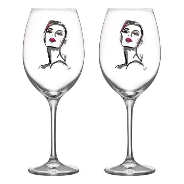 Kosta Boda All about you Weinglas 52 cl 2er Pack Hold you