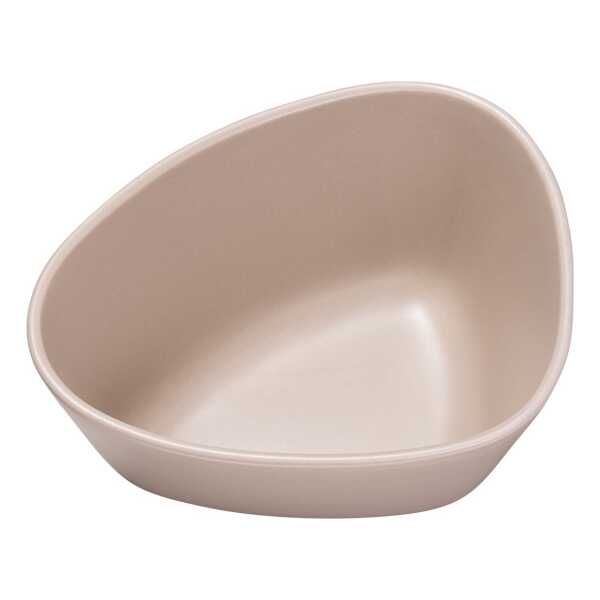 LIND DNA Curve Stoneware Schale M 20 x 22cm Sand