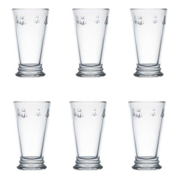 La Rochère Abeille Trinkglas 46 cl 6er Pack Klar