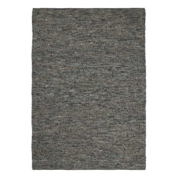 Linie Design Agner Wollteppich Charcoal, 170 x 240cm