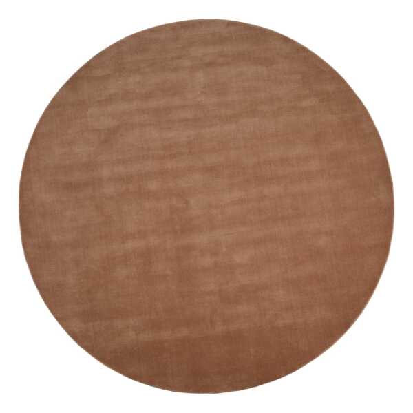 Linie Design Halo Cloud Wollteppich rund Ø250cm Amber