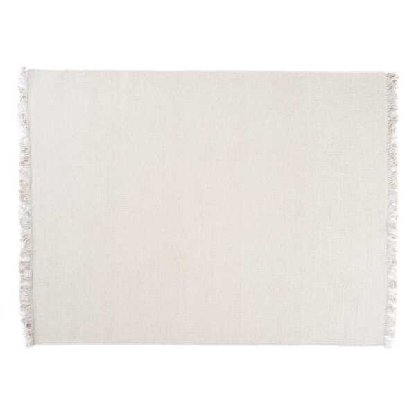 Linie Design Rainbow Wollteppich 200 x 300cm White