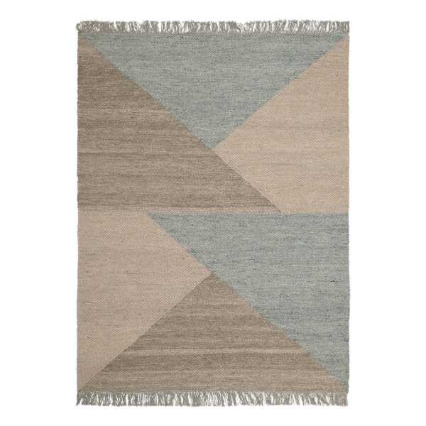 Linie Design Skuld Wollteppich Beige, 250 x 350cm