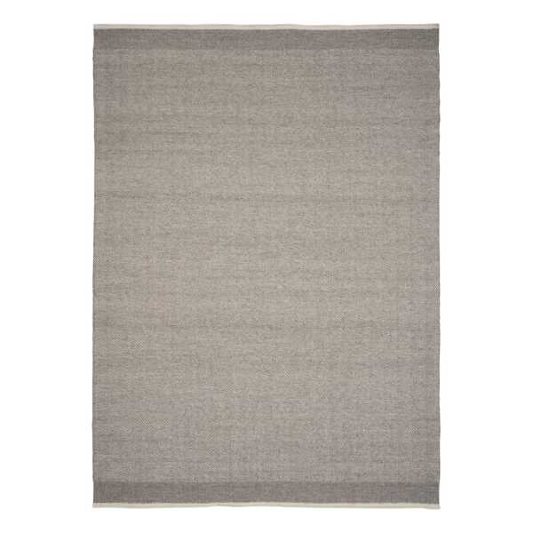 Linie Design Stratum Echo Wollteppich Grey, 170 x 240cm