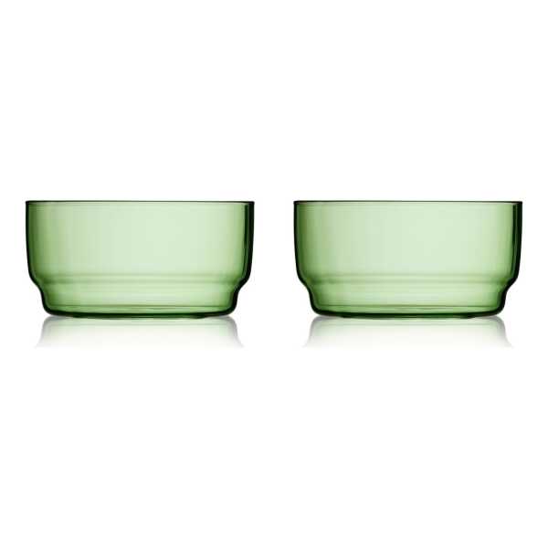 Lyngby Glas Torino Schale 50 cl 2er-Pack Grün