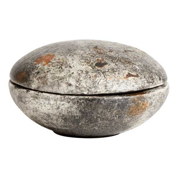 MUUBS Echo Bonbonniere Dose Ø18 cm Rostgrau