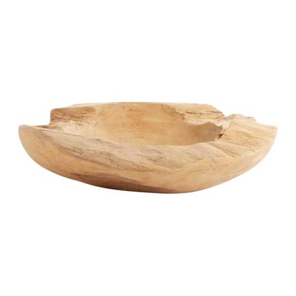 MUUBS Schale Rustic Teakwurzel Ø30 cm Natur