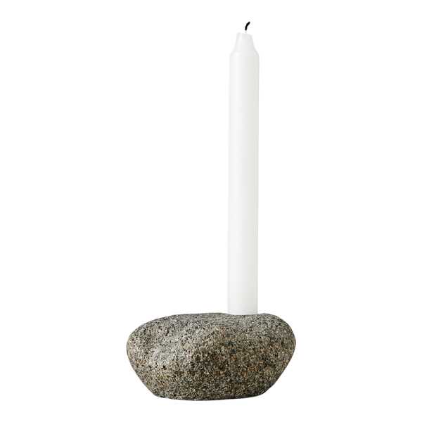 MUUBS Valley Kerzenhalter 6 cm Naturstein